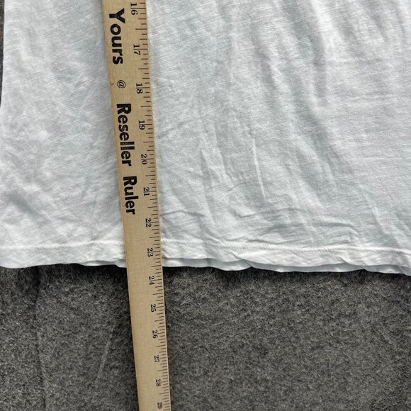 Lilly Pulitzer Shirt Top Womens XXS White Sleeveless Linen Smocked Lightweight - Picture 4 of 9